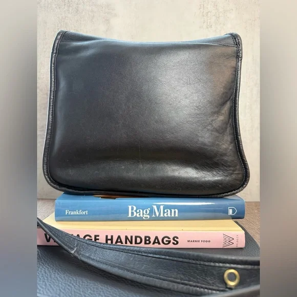 🖤 Vintage Coach Stewardess Crossbody Bag | Black |9525 | 2001 | Costa Rica - Picture 6 of 11